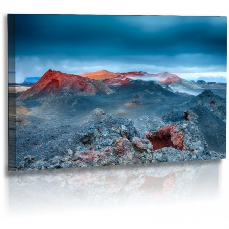 Naturbilder - Landschaft - Island - Bild - Vulkane - Steine - Dampf - Solfatare - Wolken